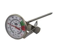 Brannan Termometro per latte e caffè in acciaio inossidabile (stelo da 125 mm)
