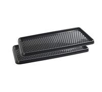 BranQ - Home essential BranQ 5901098048804 - Scarpiera in plastica, 2 Pezzi, Colore: Antracite