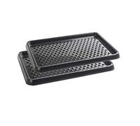BranQ - Home essential BranQ-Scarpiera in plastica, PP, Antracite, 2-PCS