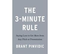Brant Pinvidic The 3-Minute Rule (Copertina rigida)