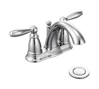 Brantford Rubinetto da bagno monocomando a semincasso con scarico centrale, cromato (6610)