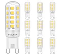 Brantoo Lampadine LED G9 3W bianco neutro 4000K, nessun sfarfallio equivalente a lampadine alogene da 20 W, 25 W, 28 W, 33 W, 40 W, CRI > 85, attacco G9, a risparmio energetico, non dimmerabile, AC