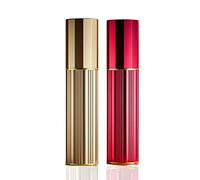 BRARIOS Atomizzatore di Profumo,2 Pezzi 5ml Bottiglia Profumo Ricaricabile,Mini Nebulizzatori per Profumo,Portatile Flacone Spray Profumo da Viaggio (Oro & Rosso)