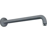 bras de douche 389 mm, 27413340, 27413340, Colorazione: Nero spazzolato
