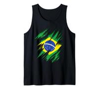 Brasile Amante Brasile Bandiera Brasiliana Brasile Canotta