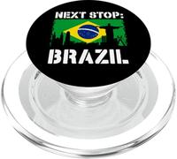 Brasile Bandiera brasiliana Divertente prossima fermata PopSockets PopGrip per MagSafe