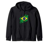 Brasile Bandiera Brasiliana Progresso Brasiliano Orgoglio Brasiliano Felpa con Cappuccio