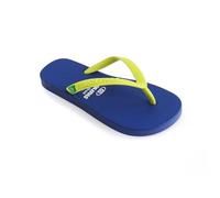 BRASILERAS Infradito Antiscivolo per Bambini e Bambine Scarpe comode da Spiaggia/Piscina/Urbano Giallo Blu 29/30 EU