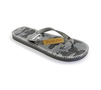 BRASILERAS Infradito Antiscivolo per Uomo Scarpe comode da Spiaggia/Piscina/Urbano Grigio 45/46 EU