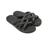 BRASILERAS Infradito Donna Antiscivolo Scarpe comode da Spiaggia/Piscina/Urbano Nero 40 EU
