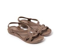 BRASILERAS Infradito Donna Ragazzi Ragazze Antiscivolo Scarpe comode da Spiaggia/Piscina/Urbano Marrone 38 EU