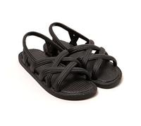 BRASILERAS Sandali Antiscivolo Donna Scarpe comode da Spiaggia/Piscina/Urbano Nero - 40 EU