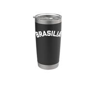 Brasilia Brasile Bicchiere termico in acciaio inox doppia parete