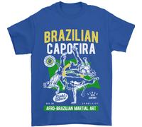 Brasiliano Capoeira Misto Arti Marziali Mma Uomo T-Shirt 100% Cotone