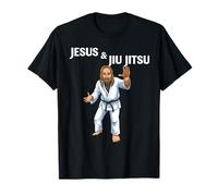 Brasiliano Jiu Jitsu BJJ Gesù Maglietta