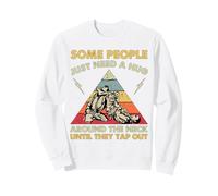 Brasiliano Jiu Jitsu BJJ MMA Alcune Persone Hanno Bisogno di Un Abbraccio Felpa