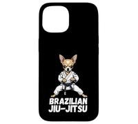 Brasiliano Jiu-Jitsu Chihuahua Amante dei cani Gi Arti Marziali BJJ Custodia per iPhone 15