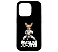 Brasiliano Jiu-Jitsu Chihuahua Amante dei cani Gi Arti Marziali BJJ Custodia per iPhone 15 Pro