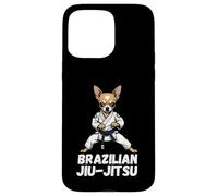 Brasiliano Jiu-Jitsu Chihuahua Amante dei cani Gi Arti Marziali BJJ Custodia per iPhone 15 Pro Max