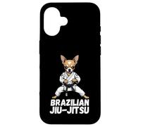 Brasiliano Jiu-Jitsu Chihuahua Amante dei cani Gi Arti Marziali BJJ Custodia per iPhone 16