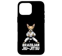 Brasiliano Jiu-Jitsu Chihuahua Amante dei cani Gi Arti Marziali BJJ Custodia per iPhone 16 Pro Max