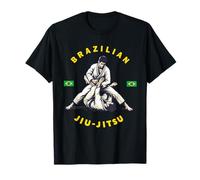 Brasiliano Jiu-Jitsu Jiujitsu BJJ Tattico Abbracciare Brasile Maglietta