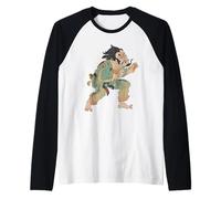 Brasiliano Jiu-Jitsu Stile Giapponese Combattimento Porta-dei BJJ Maglia con Maniche Raglan