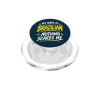 Brasiliano Moglie Marito Divertente Matrimonio Detto PopSockets PopGrip per MagSafe