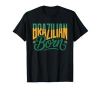 Brasiliano Nato Cresciuto Churrasco Maglietta