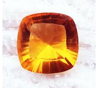 Brasiliano Naturale Citrino 8 A 10 KT Certificato Loose Gemma Con Omaggio
