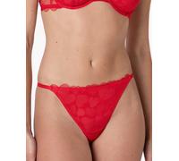 Brasiliano Tanga Romance Hearts in tulle, rosso cuori Rosso 2/S
