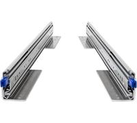 BRASOM Guide per cassetti con montaggio a pavimento - Guide per cassetti da 1700mm, 250kg, 68 pollici, Heavy Duty, Blocco di apertura/chiusura del sistema di guide per cassetti, cuscinetti a sfera