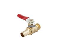 Brass Ball Valve 10mm Hose Barb x 1/4"PT Male Thread Pipe Plumbing Fitting