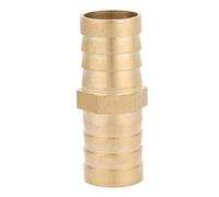 Brass Barb Reducer Fitting | Pipe Connector for High Pressure Systems | Quick Connect Adapter for Plumbing/Irrigation Lines (19-19mm)