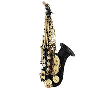 Brass Black Golden Carve Pattern Bb Bend Saxophone Pearl Bianco Shell Bottoni Strumento Di Vento Kit principianti sax