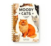 Brass Brass Monkey Galison Moody Cats Sticker Book (Tascabile)
