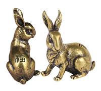 Brass Bunny Statue Accessori Per Coniglio Statua Del Ornamenti Di Animali