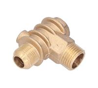 Brass Check Valve 3 Port | 1 / 2x3 / 4-16 Teethx10 Model for Compressor/Hydraulic System | High Hardness Non - Reverse Flow Valve for Pneumatic Equipment