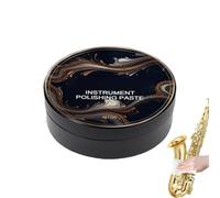 Brass Cleaner, Long-Lasting Polishing Restorer, 1.9×1.9×1.5 Inches Copper Protector with Compact Build, Shine Fixture with Efficient Style, Home Accessories for Trumpet Trombones Saxophones Lamps Door