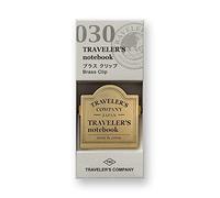 Brass Clip TRC Logo - Refill 030 per Traveler's Notebook Regular e Passport Size