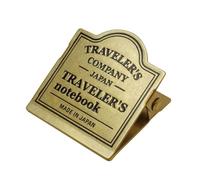 Brass Clip TRC Logo - Refill 030 per Traveler's Notebook Regular e Passport Size