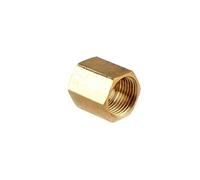 Brass Copper Hose Pipe Fitting Hex Coupling Coupler Fast Connetor Male Thread/Female Thread 1/8" 1/4" 3/8" 1/2" 3/4"(Female Thread,1")