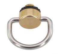 Brass D-Ring Hook 1/4 Thread for Camping Light | Solid brass construction, rust-free durability, fits 1/4 thread lights, ideal for tents, resistant