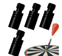 Brass Dart Weights - 4-Piece | 2BA Adjuster - Poids De Fléchettes Laiton | Pesos para Dardos De Latón | Per Freccette In | 2026 Pro | Competition Training | Adults | Black