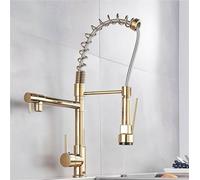 Brass Down Down cucina rubinetto spray spray mazzo montato a caldo/freddo mixer tocca 2 modalità funzione finitura oro elegante per cucine moderne Beauty Comes
