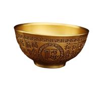 Brass Feng Shui Bowl Ornament da tavolo per la raccolta di libreria di