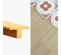 Brass Flooring Transition Trim Edge T Molding, Threshold Transition Strip Extra Narrow, Floor Divider Cover Strip for Joining Gaps, Easy to Install(W 12mm x H 6.3mm)