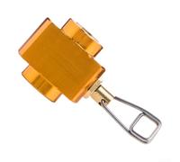 Brass Gas Refill Adapter for Butane Propane Cylinders | Brass construction, leak-resistant valve, transfers gas between tanks, saves money, reduces waste
