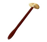 Brass Gua Sha Board Ergonomic Portable Massager with Long Handle