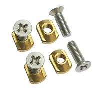 Brass Hydrofoil T Nuts - 4PCS Mounting Screw Connectors, Secure Paddle Board Attachment, Reliable Surfboard Hardware | Water Sports Replacement Parts For Boards Accessories Maintenance
